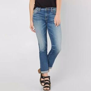 Buckle Black Fit No. 76 Ankle Straight Mid-Rise Stretch Jeans Size 30 Curvy Fit